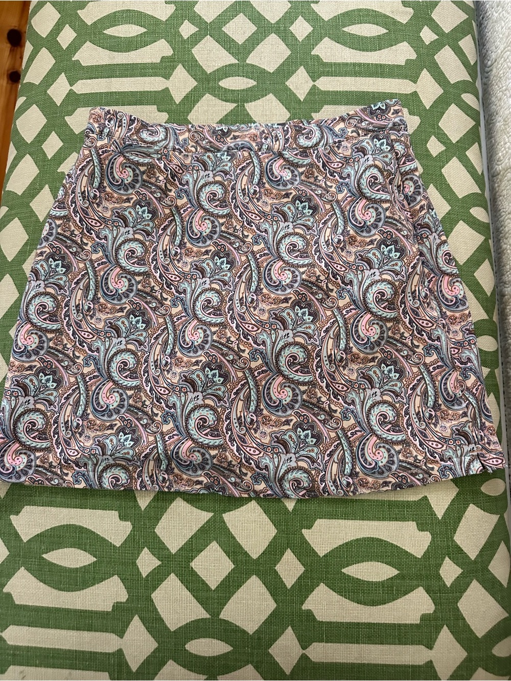 Peter Millar Paisley Print Skort - Pink & Blue